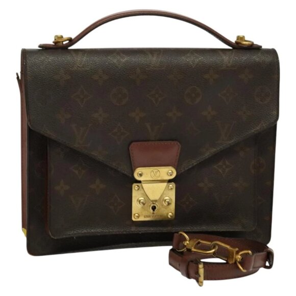 LOUIS VUITTON Monogram Monceau 28 Hand Bag M51185 LV Auth 132597 - Picture 1 of 15